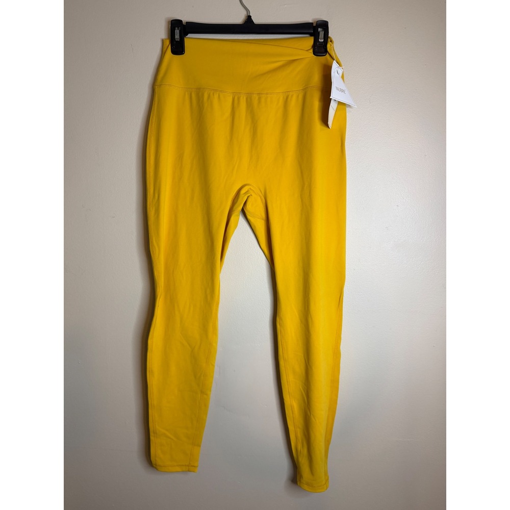 Buffbunny Womens XXL Yellow High Rise Leggings NWT NuBre Activewear
